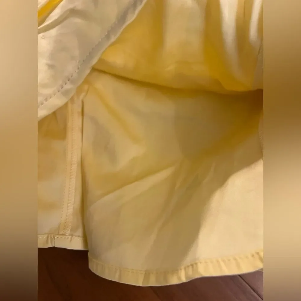 Reformation Joi Yellow Ruched Women's Top size 4 NWT